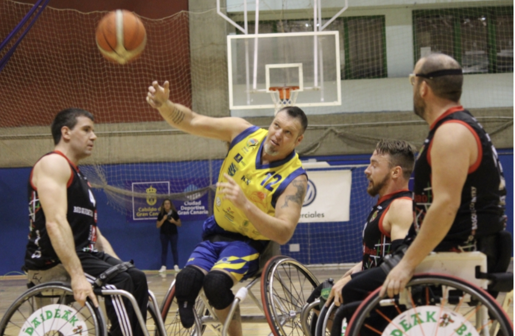 Liga BSR - DIV. HONOR (crónica Gran Canaria): El Bidaideak Bilbao BSR supera ampliamente a un errático BSR ACE Gran Canaria (53-94)