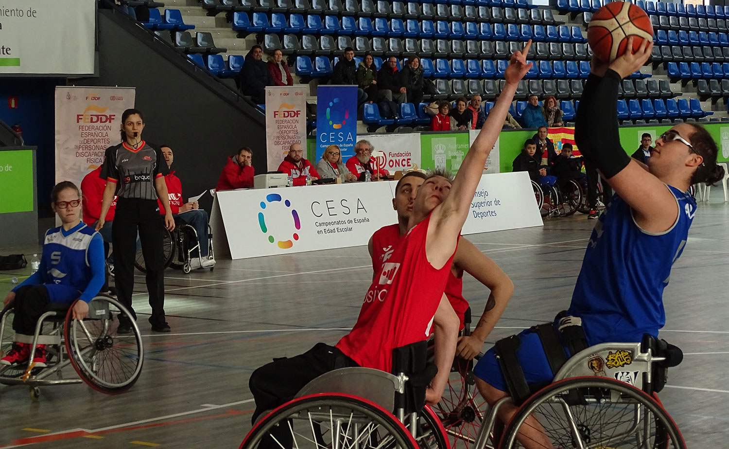 Andalucía o Aragón ganará el campeonato de España escolar de baloncesto en silla de ruedas