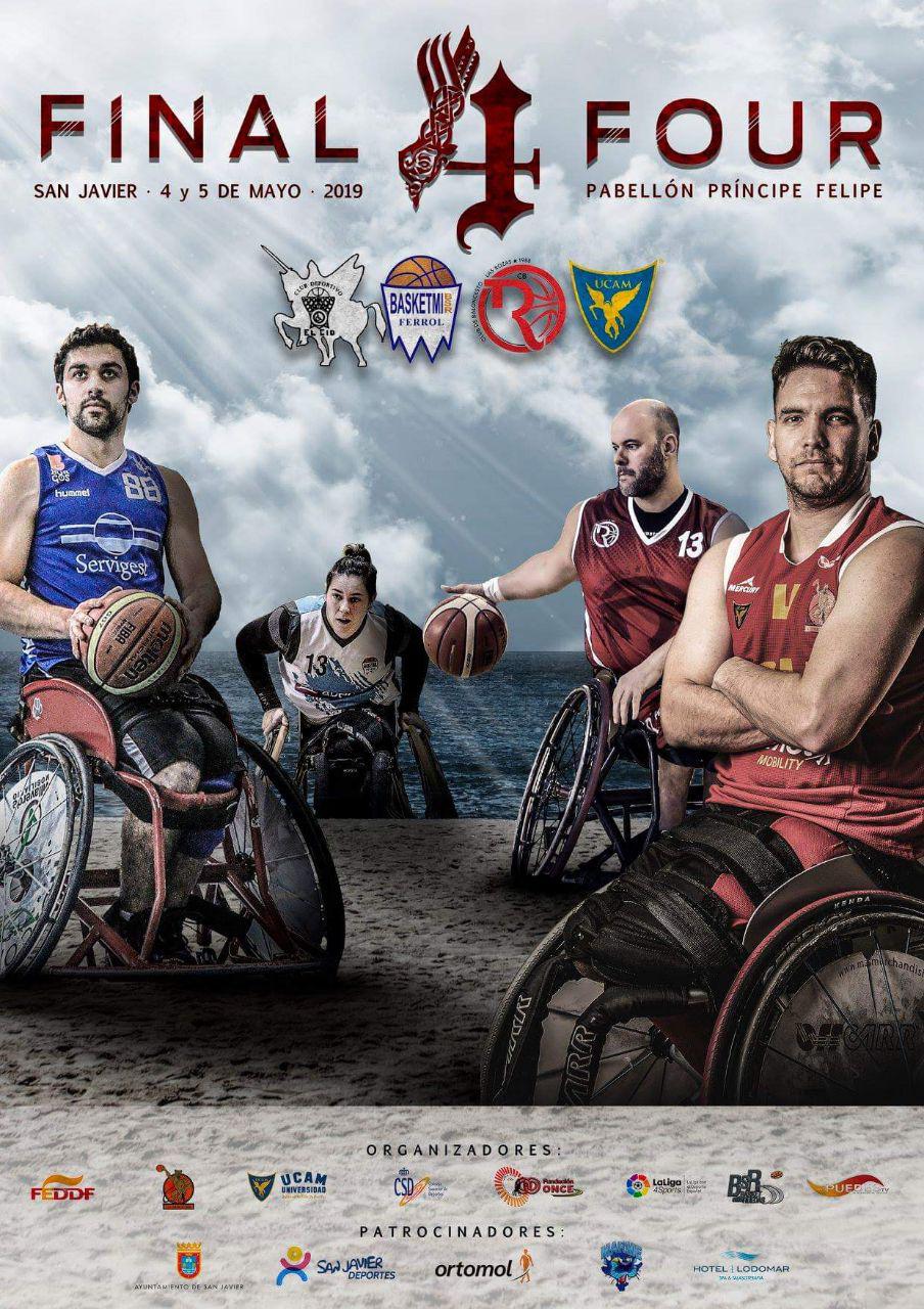 San Javier decide el campeón de la Primera División de baloncesto en silla de ruedas