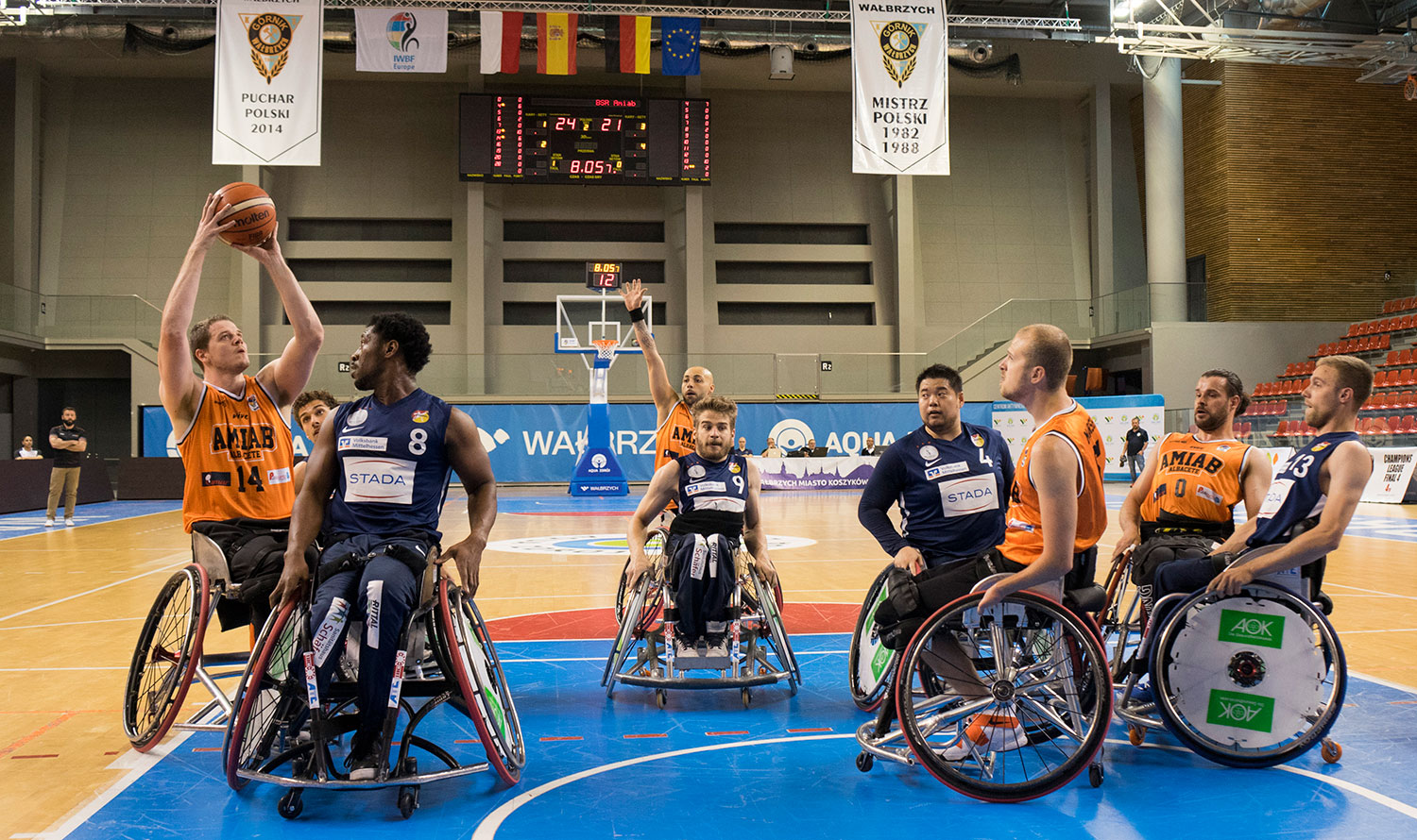 Cuarto puesto del BSR Amiab Albacete en la Champions de baloncesto en silla de ruedas