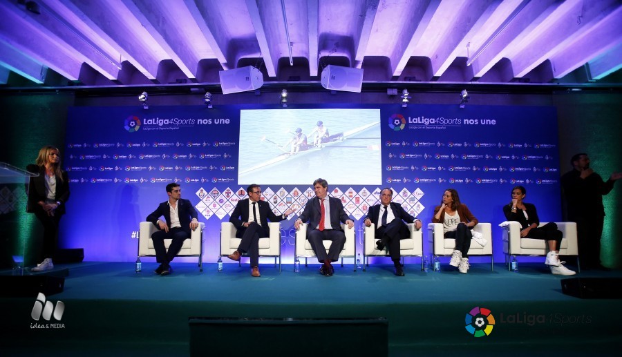 LaLiga, el CSD y la AsociacioÌn del Deporte EspanÌƒol presentaron este jueves LaLiga4Sports, un proyecto nacido para dar visibilidad a las 64 federaciones deportivas.