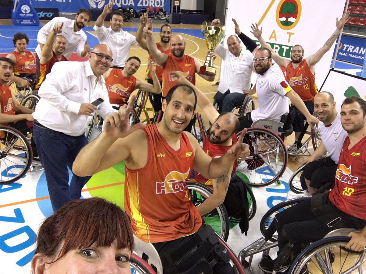 España, campeona del Torneo Internacional de Baloncesto en Silla de Ruedas de Walbrzych