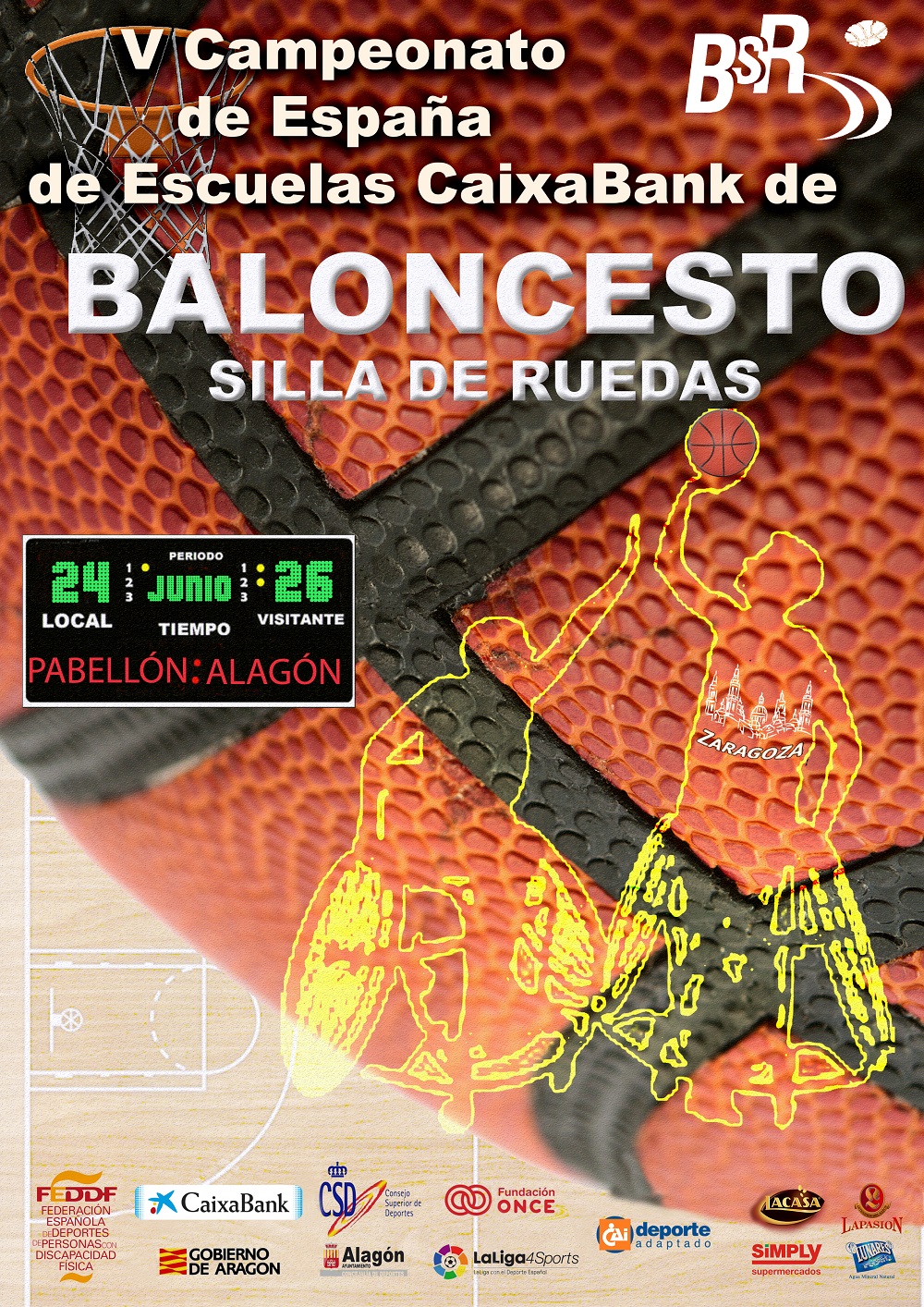 Seis equipos juegan el V Campeonato de España de Escuelas CaixaBank de Baloncesto en Silla de Ruedas