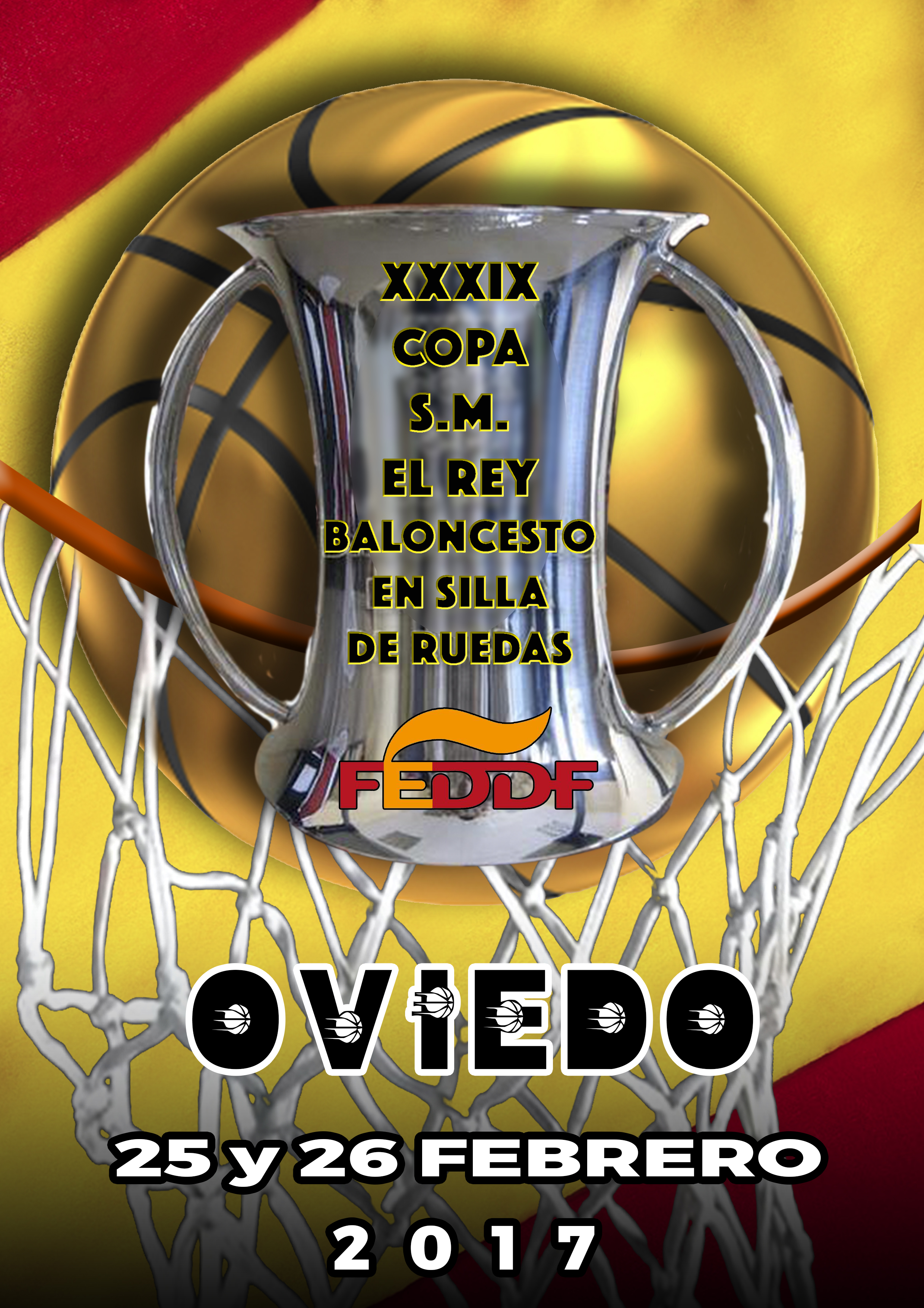 Convocatoria de prensa - XXXIX Copa SM el Rey de Baloncesto en Silla de Ruedas