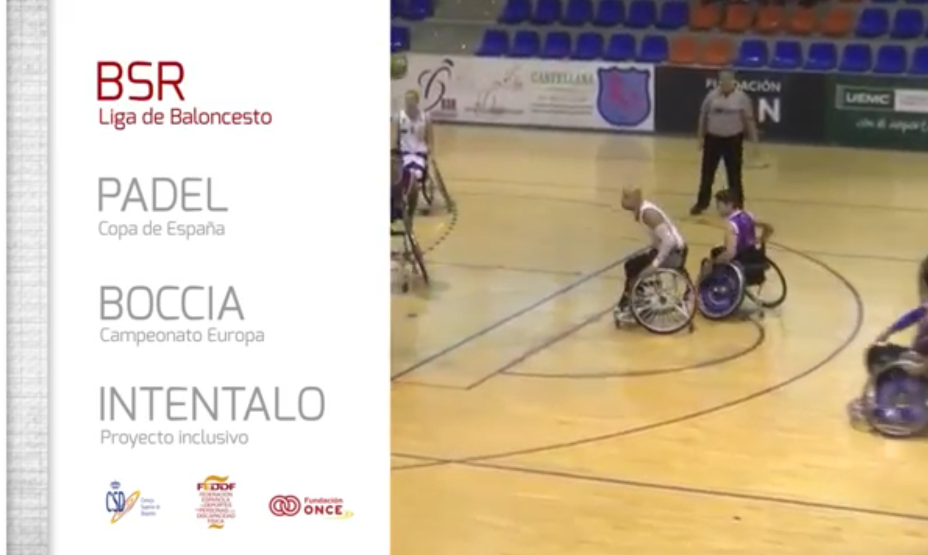 Disponible el magazine 96 TuPuedesTV, con el BSR, Pádel SR, Boccia y proyecto INTÉNTALO como protagonistas