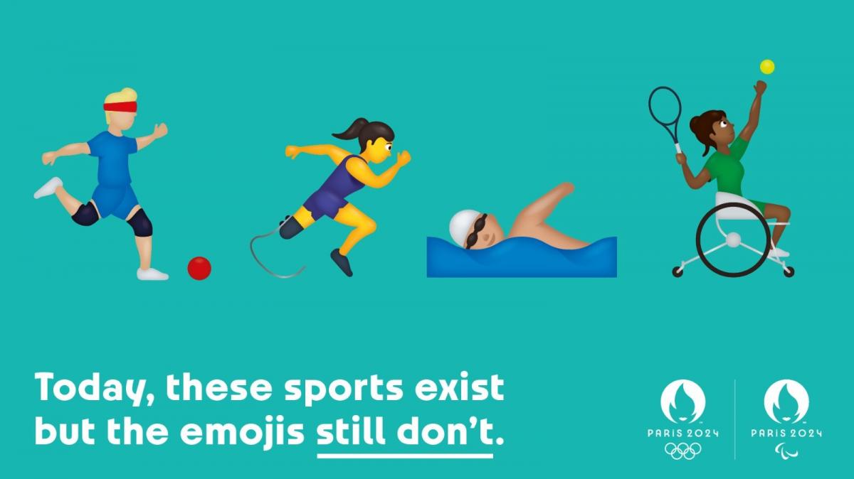 París 2024 quiere emojis deportivos paralímpicos