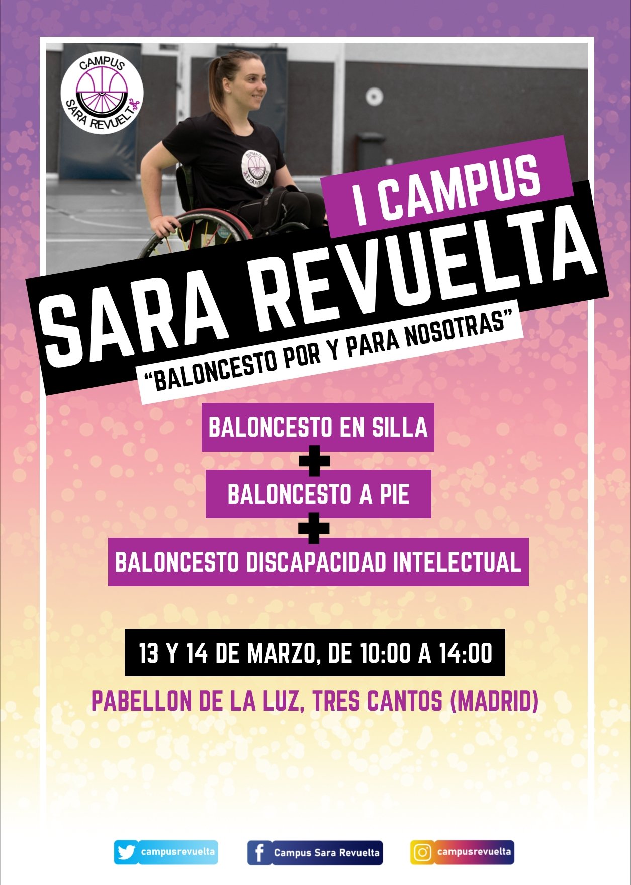 I Campus Sara Revuelta de baloncesto en silla de ruedas