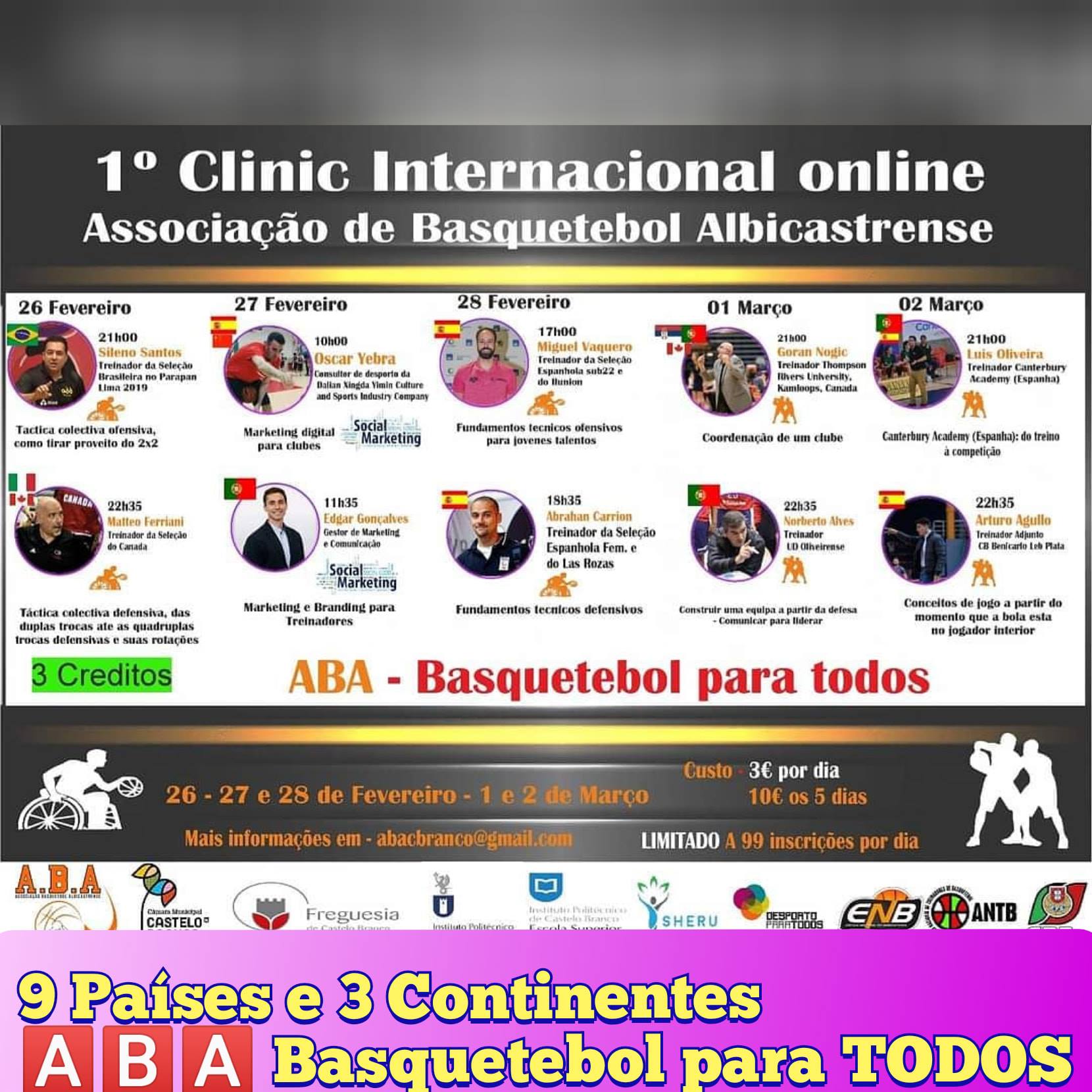 Miguel Vaquero y Abraham Carrión, protagonistas de un Clinic de bsr portugués