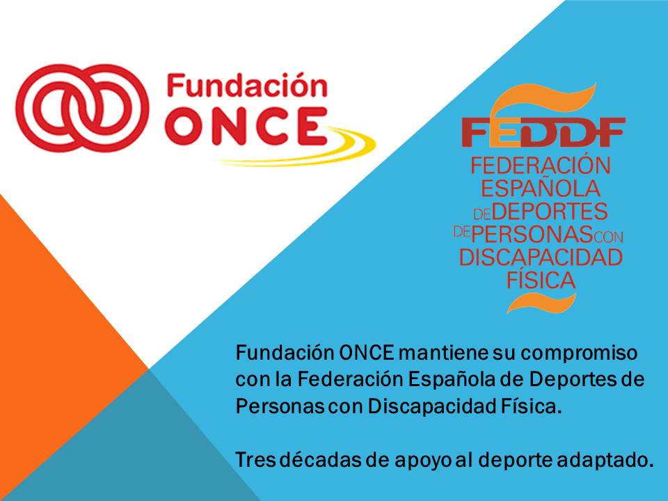 Fundación ONCE mantiene su compromiso con la Federación Española de Deportes de Personas con Discapacidad Física