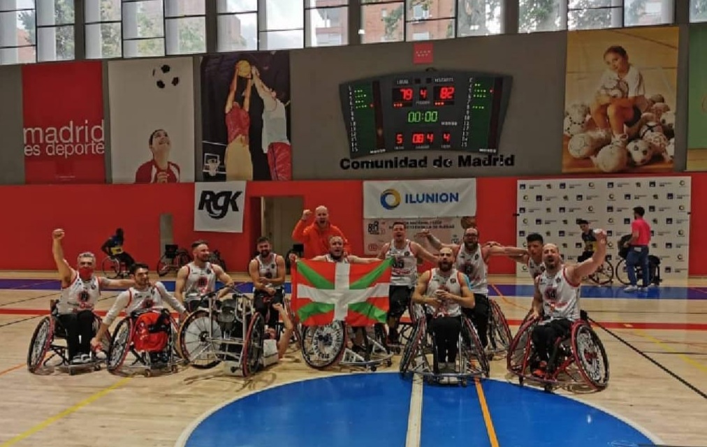 Bidaideak Bilbao, campeón de Liga de baloncesto en silla de ruedas
