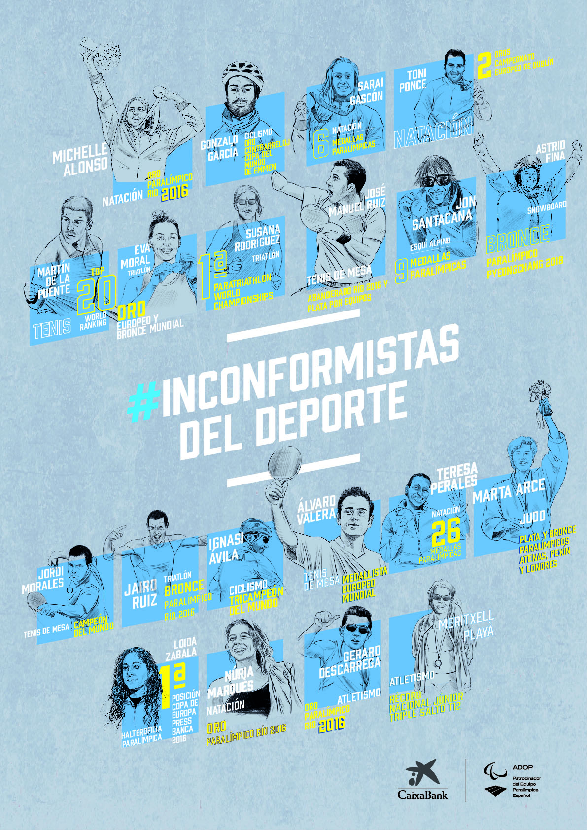 CaixaBank ofrece en Madrid su exposición itinerante sobre deporte paralímpico