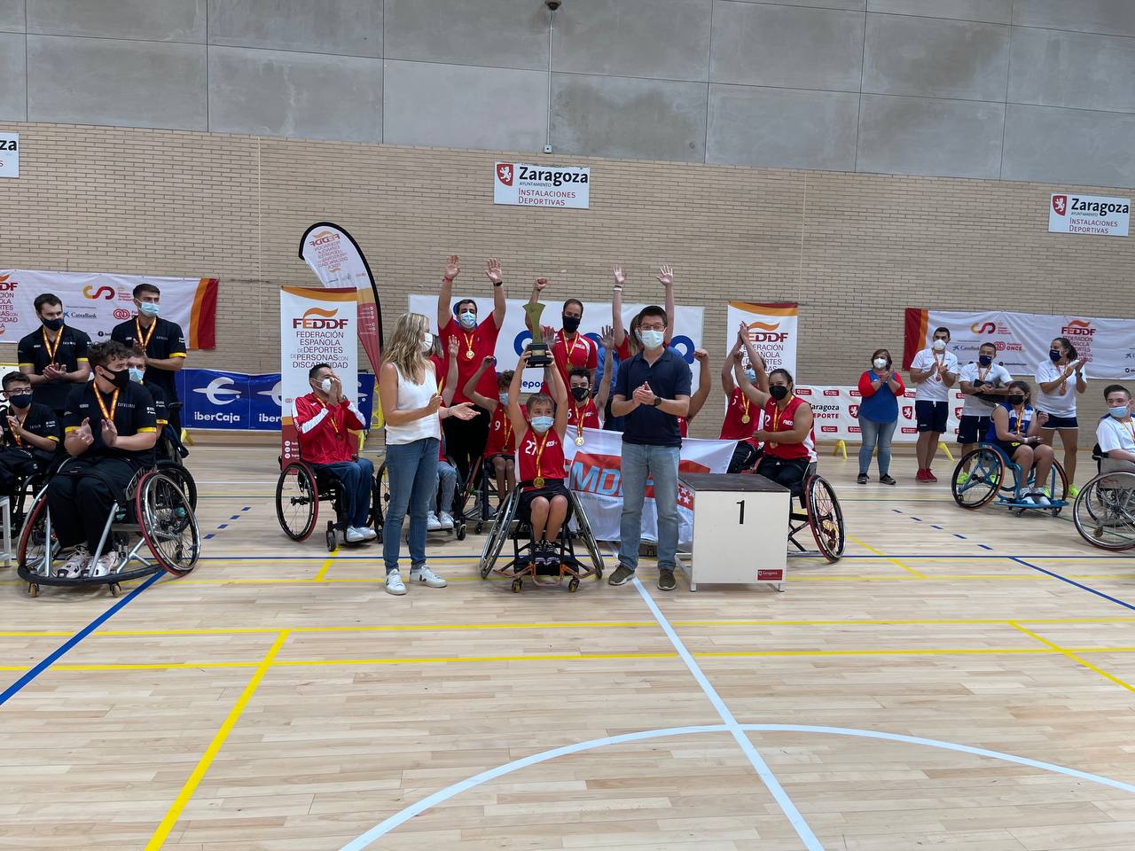 Madrid, campeona de España de selecciones de baloncesto en silla en edad escolar