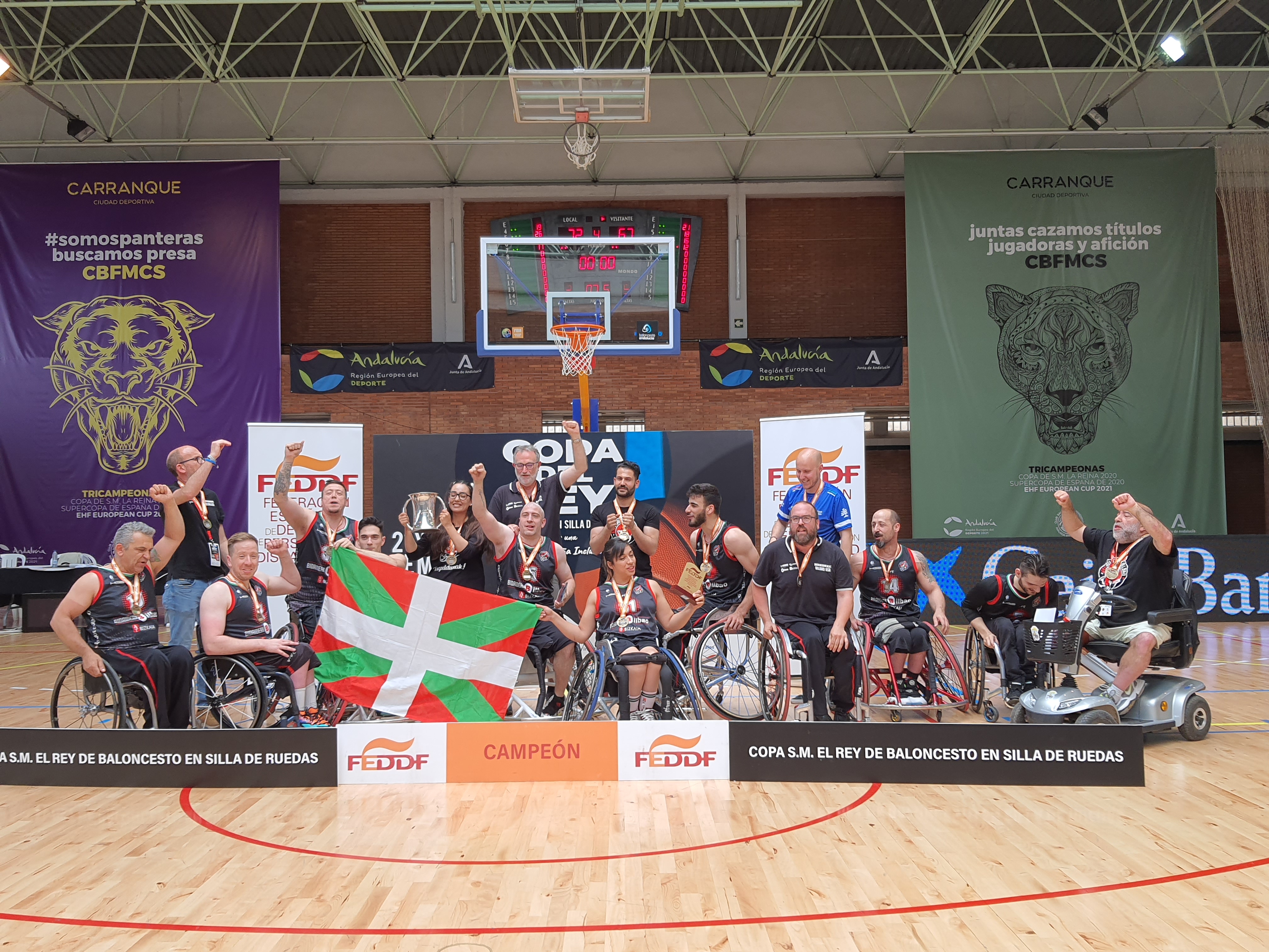 Bidaideak Bilbao, campeón de la Copa del Rey BSR por primera vez