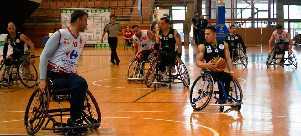 Pleno de los seis clubes españoles de baloncesto en silla de ruedas: a semifinales en Europa