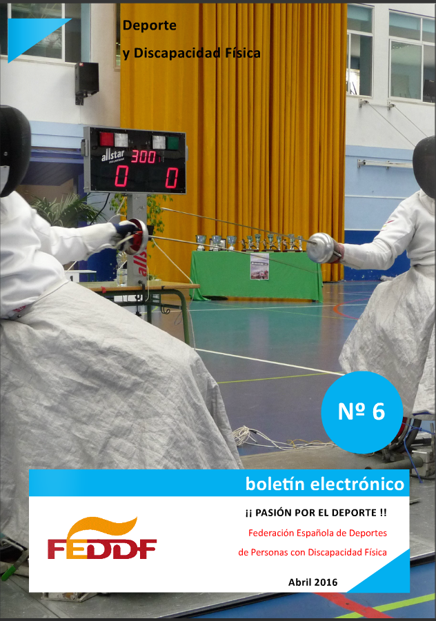 Disponible el Boletín FEDDF "Pasión por el Deporte" abril 2016