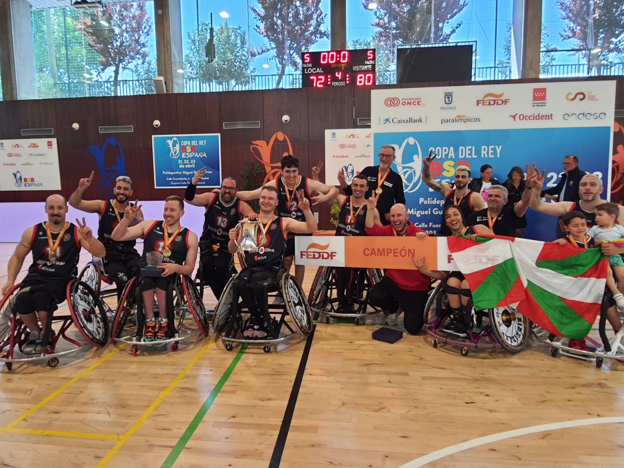 Bidaideak Bilbao revalida su corona de campeón de Copa en Madrid