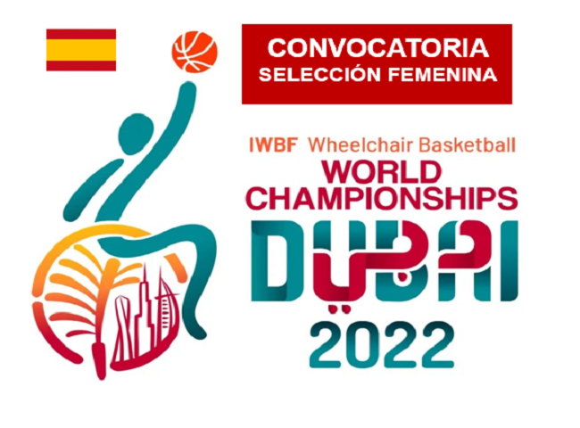 Convocatoria de la selección española femenina para el Mundial de Dubai
